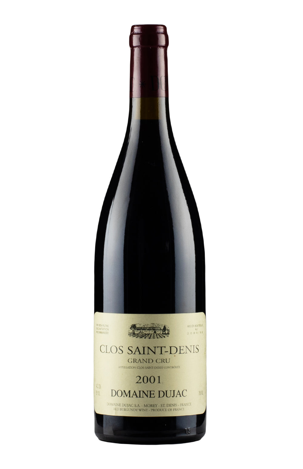 Clos St Denis Domaine Dujac 2001