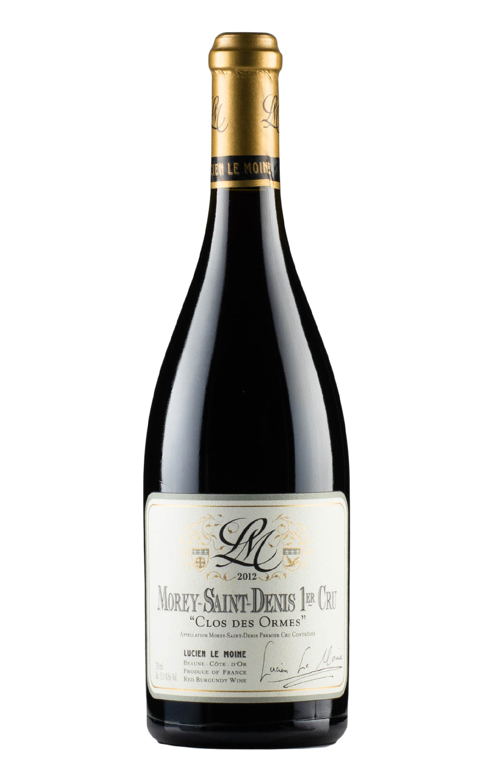 Morey St Denis Clos des Ormes Lucien Le Moine 2012
