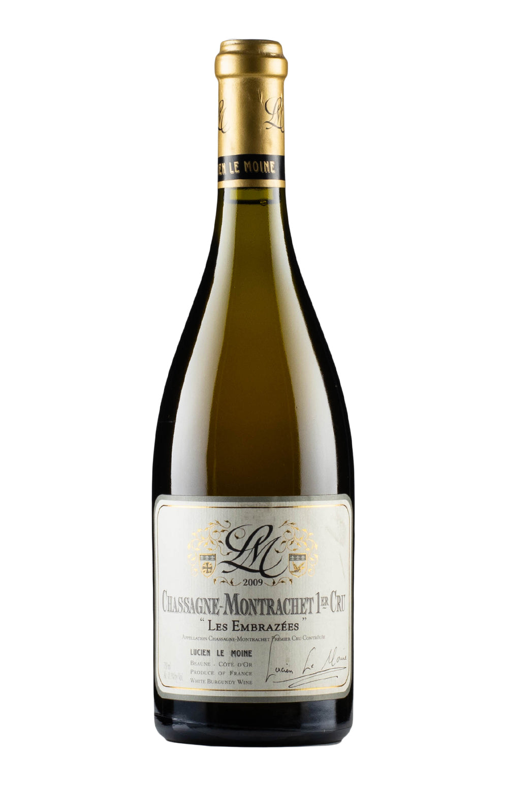 Chassagne Montrachet Les Embrazees Lucien Le Moine 2009