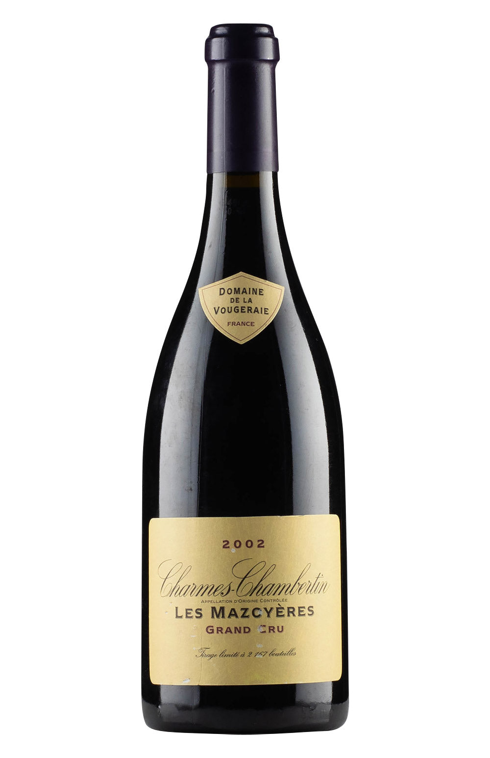 Charmes Chambertin Les Mazoyeres Vougeraie 2002