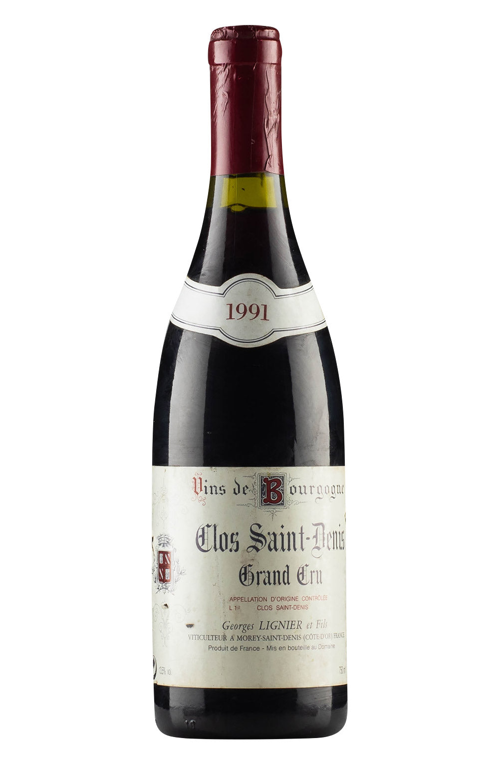 Clos St Denis Georges Lignier 1991