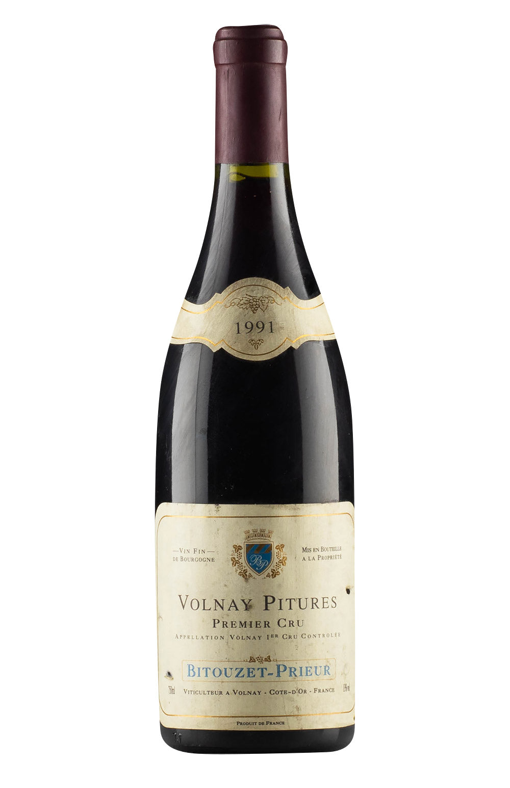 Volnay Les Pitures Bitouzet Prieur 1991