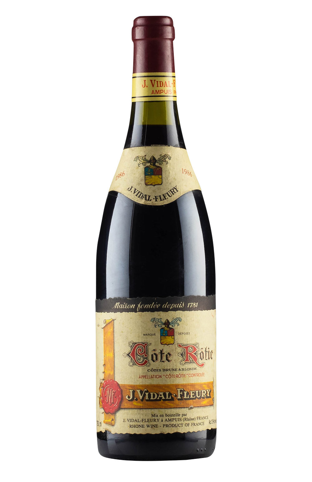 Cote Rotie Vidal Fleury 1986
