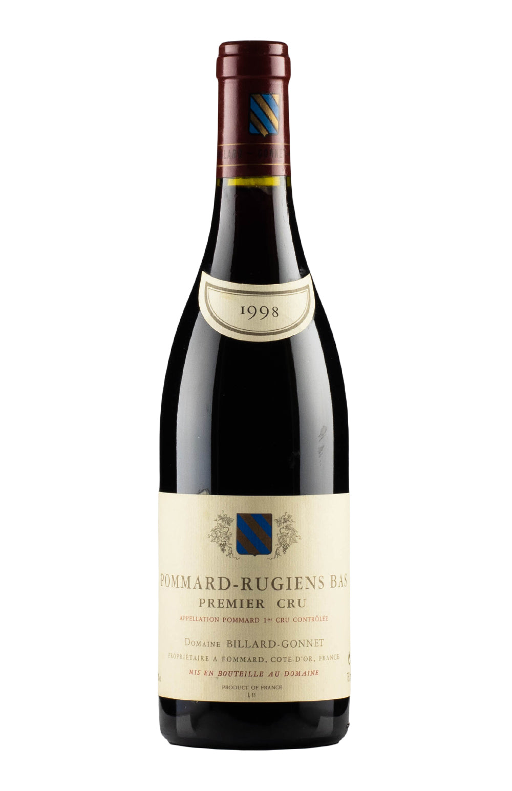 Pommard Rugiens Bas Billard Gonnet 1998
