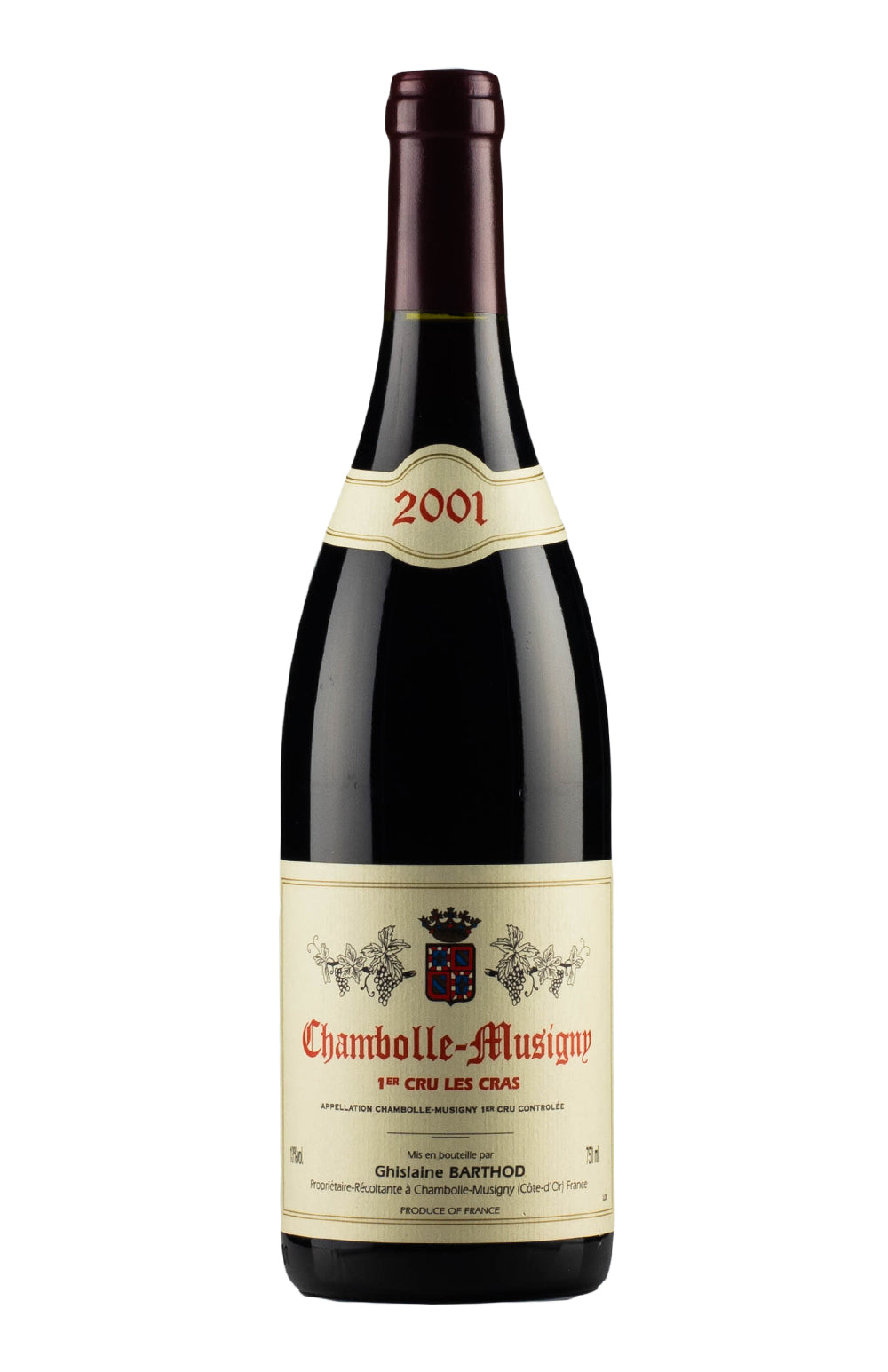 Chambolle Musigny Les Cras Ghislaine Barthod 2001