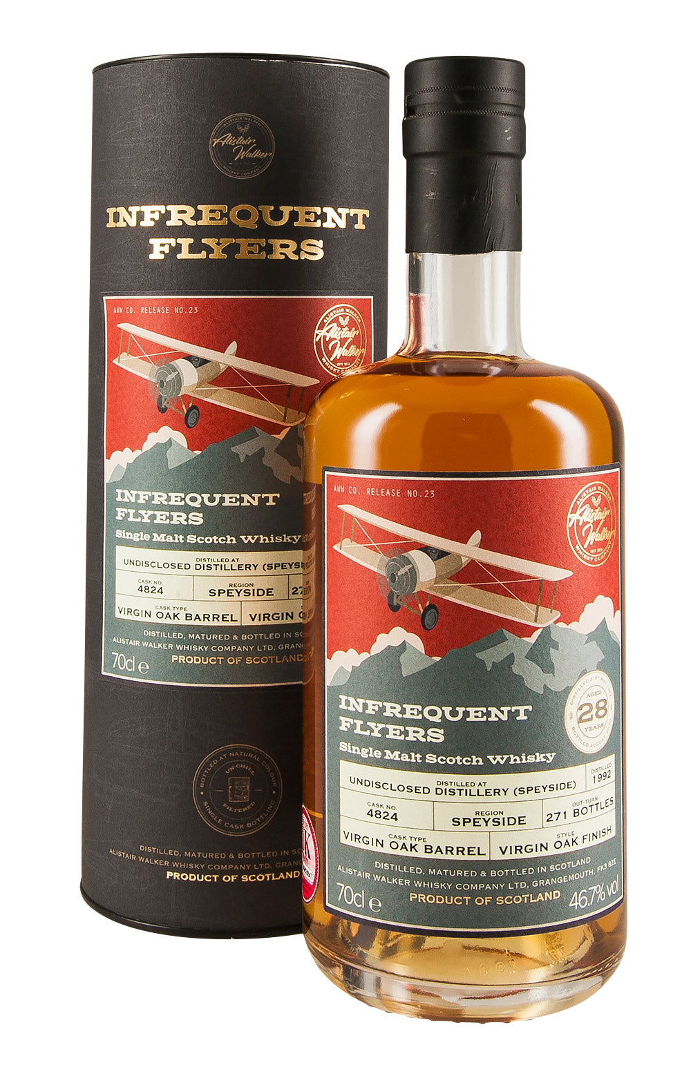 Undisclosed Speyside 28 Year Old Infrequent Flyers 1992