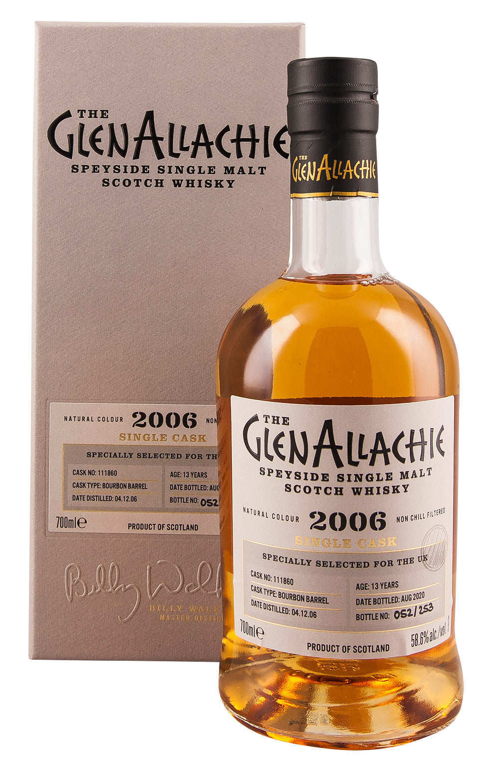 GlenAllachie 13 Year Old Cask 111860 Batch 3 2006