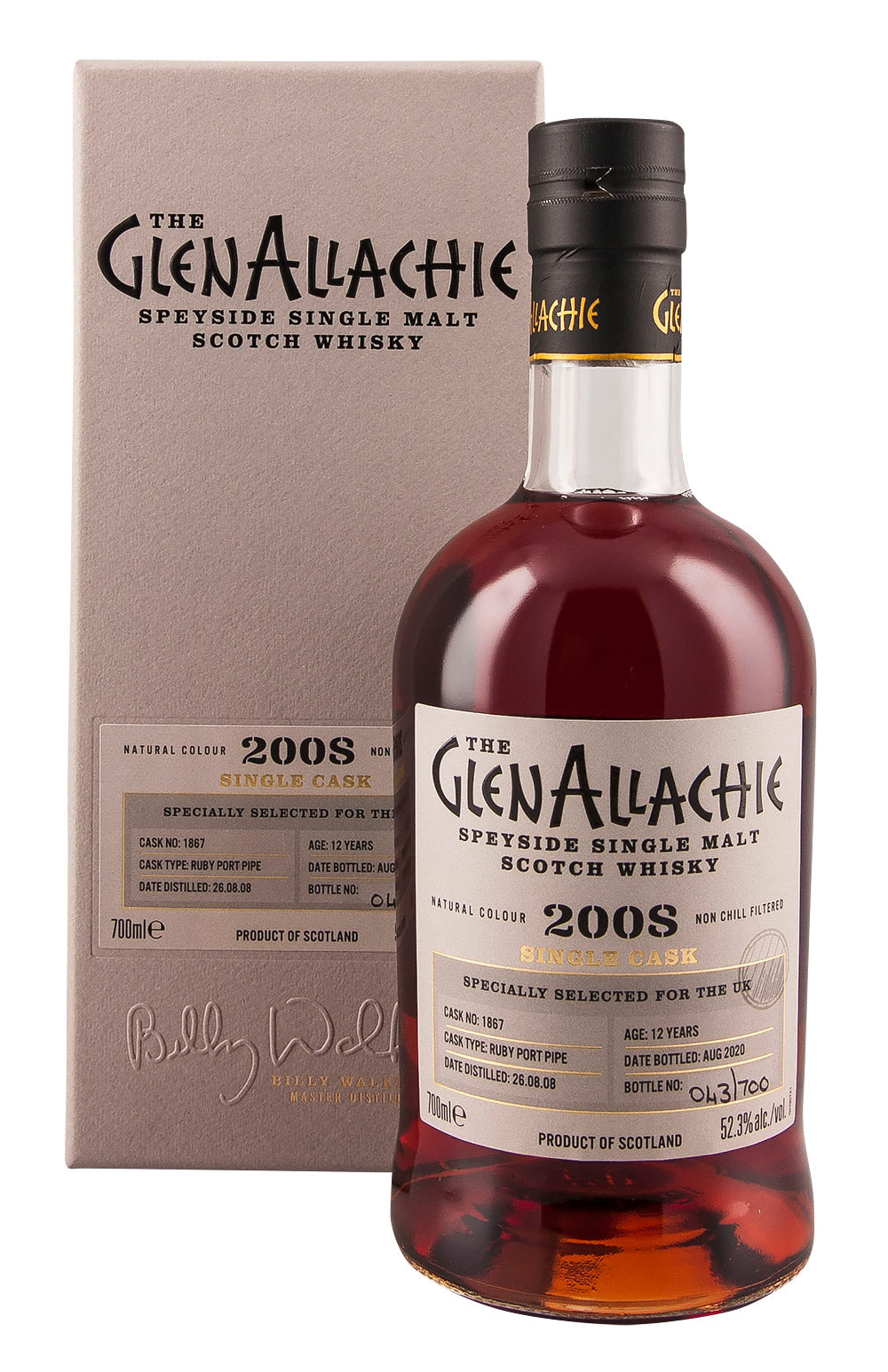 GlenAllachie 12 Year Old Cask 1867 Batch 3