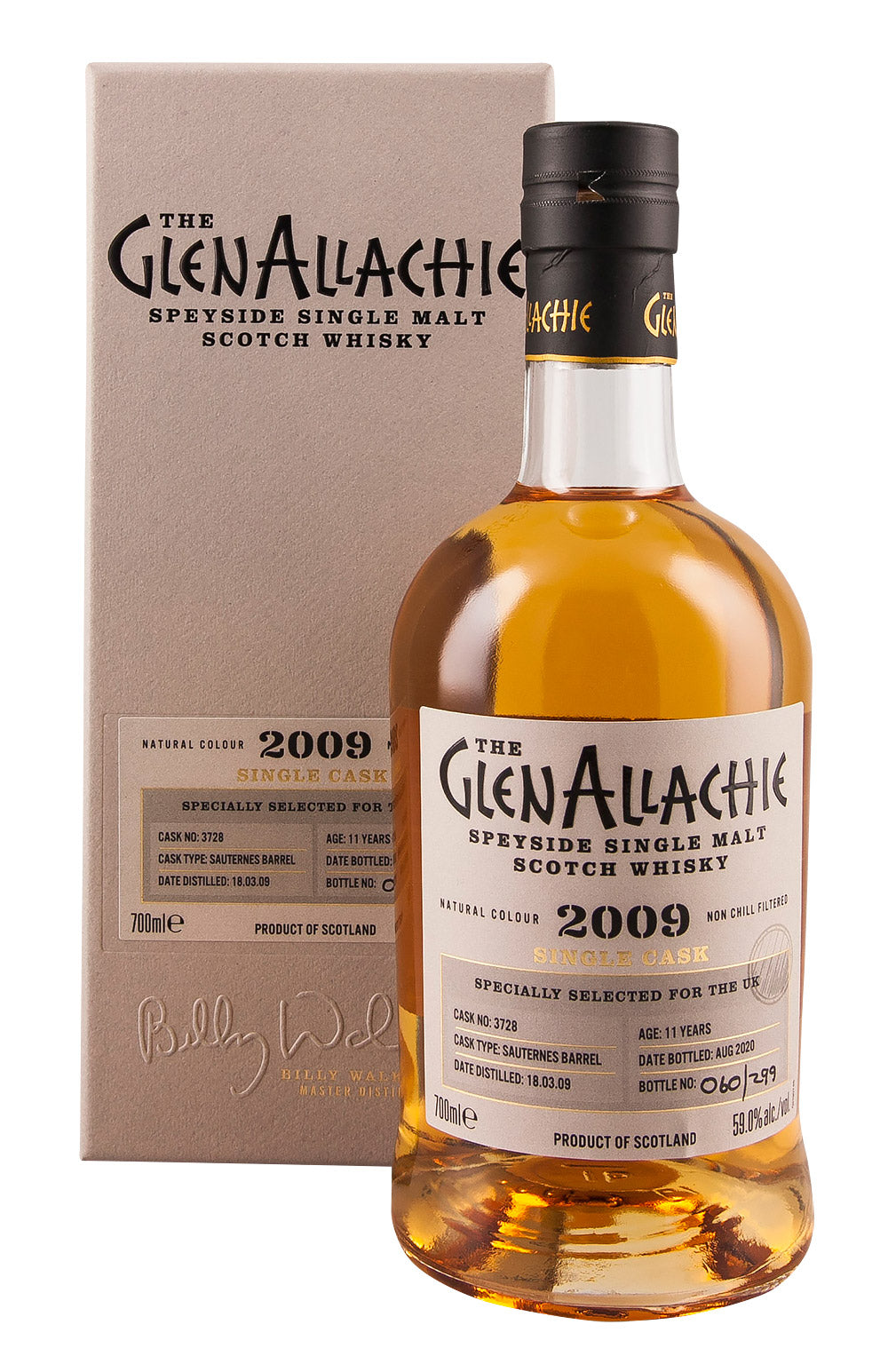 GlenAllachie 11 Year Old Cask 3728 Batch 3