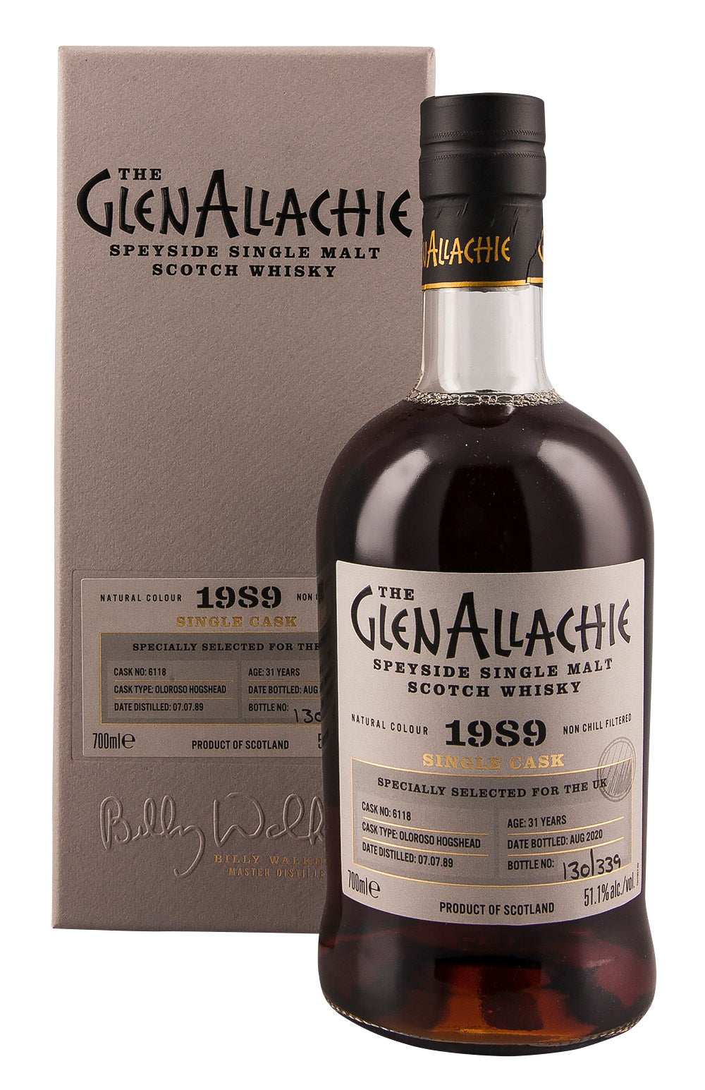 GlenAllachie 31 Year Old Cask 6118 Batch 3