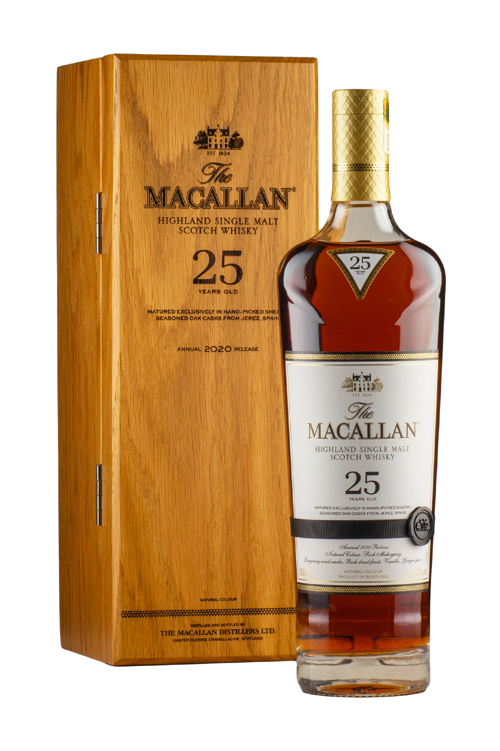 Macallan 25 Year Old Sherry Oak (2020 Release)