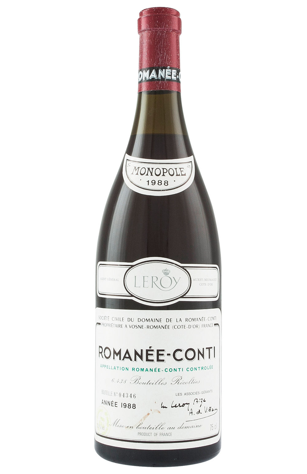 Romanee Conti DRC 1988
