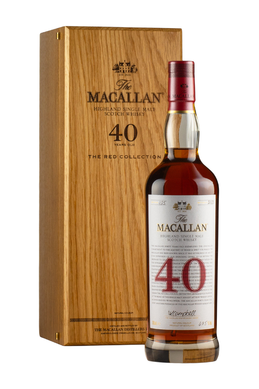 Macallan 40 Year Old Red Collection (2023 Release)