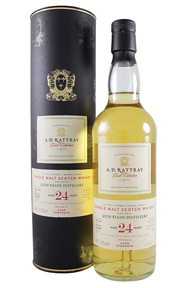 Glen Elgin 24 Year Old Cask Collection A D Rattray 1995