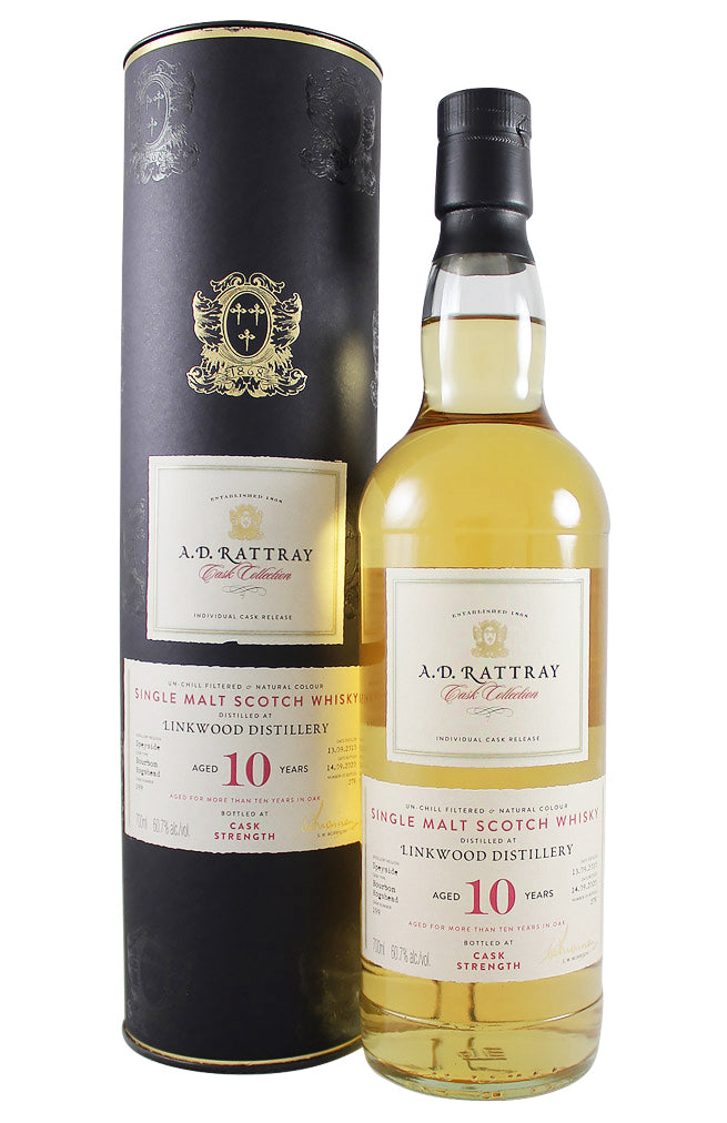 Linkwood 10 Year Old Cask Collection A D Rattray 2010