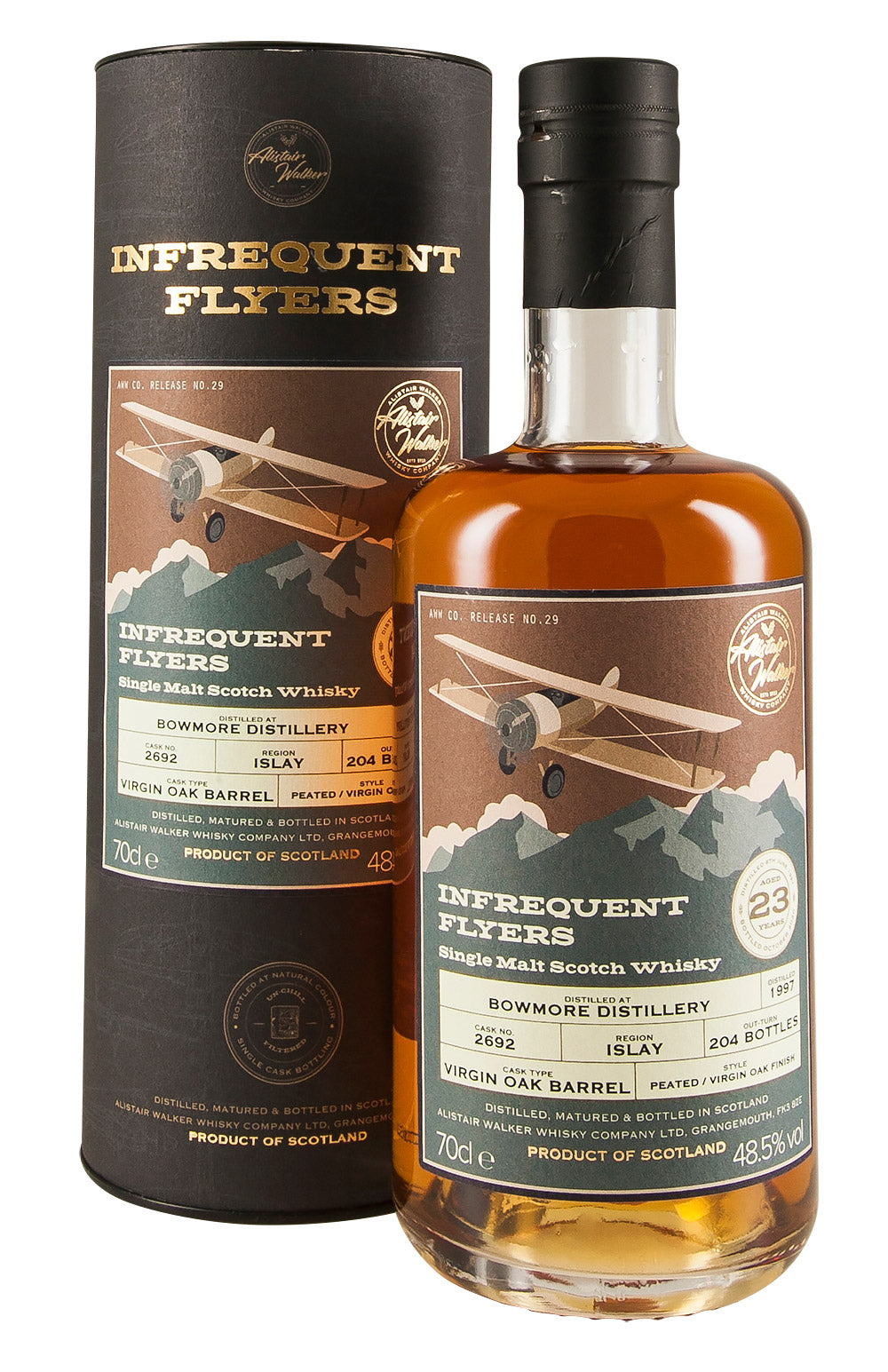 Bowmore 23 Year Old Infrequent Flyers 1997