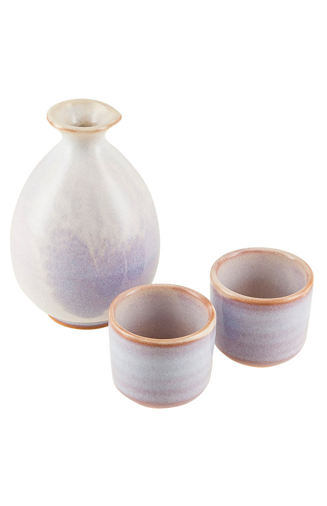 Hagi Purple Sake Set