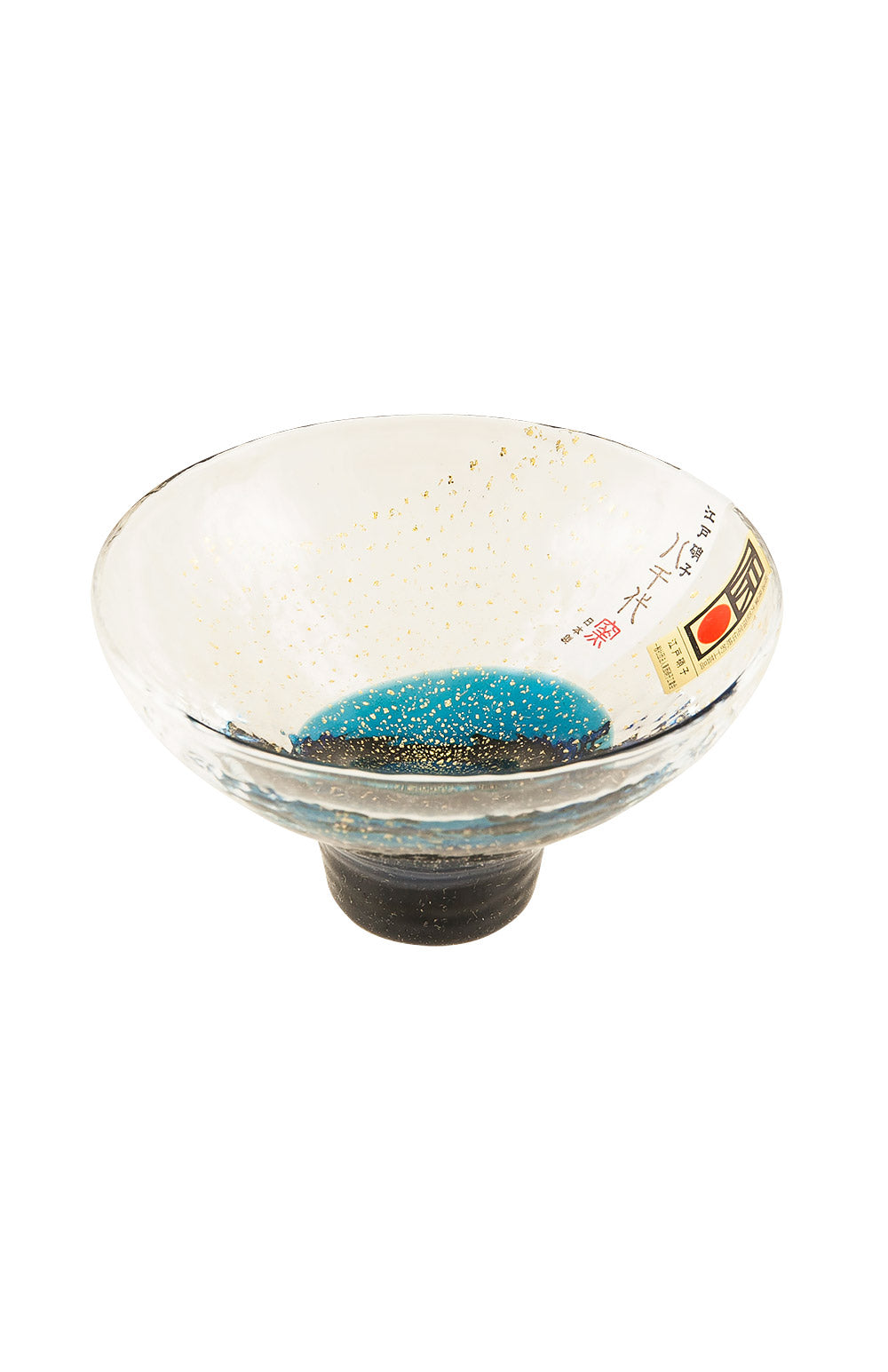 Edo Kiriko Blue Glass