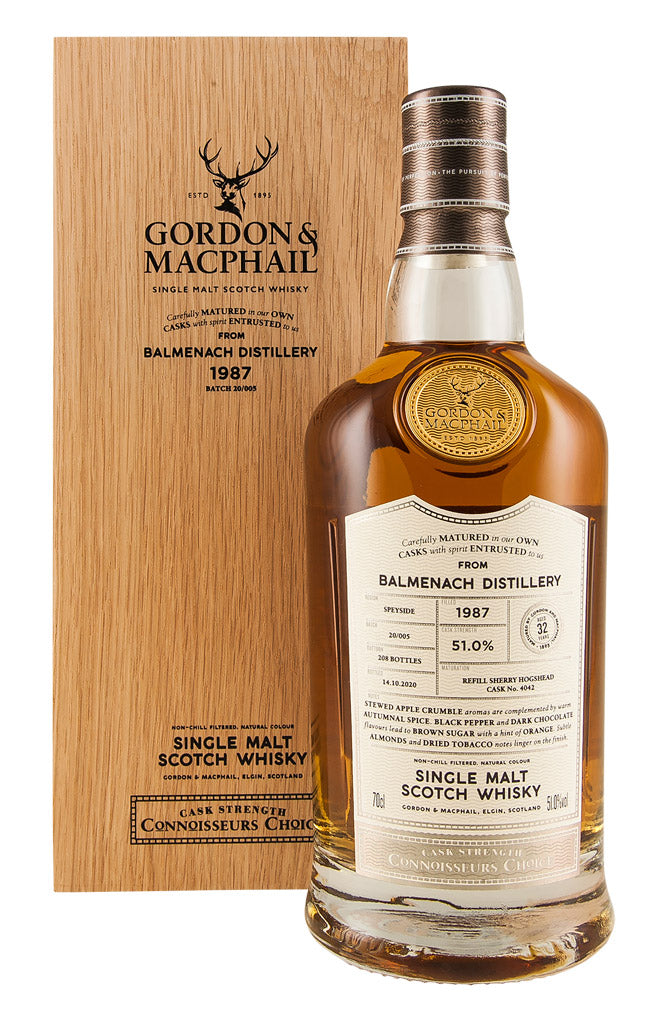 Balmenach 32 Year Old Connoisseurs Choice Gordon & MacPhail 1987