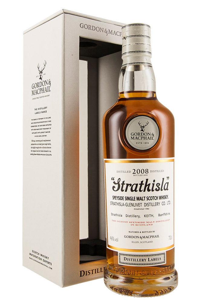Strathisla Distillery Labels Gordon & MacPhail 2008