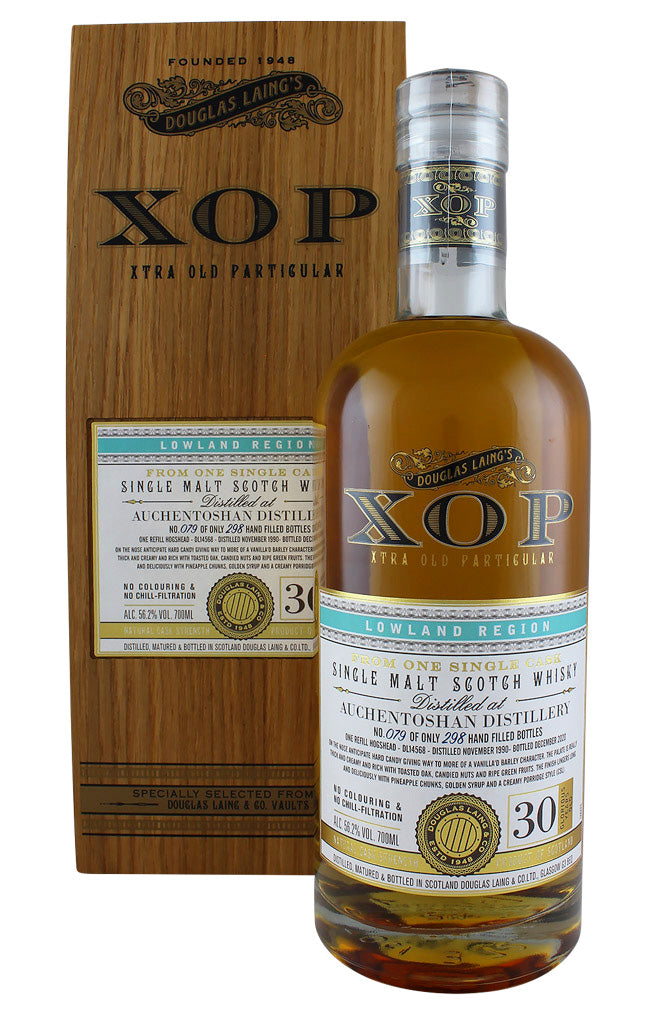 Auchentoshan 30 Year Old Xtra Old Particular 1990