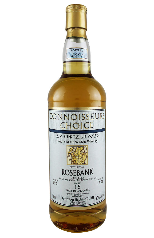 Rosebank 15 Year Old Connoisseurs Choice Gordon & MacPhail 1991