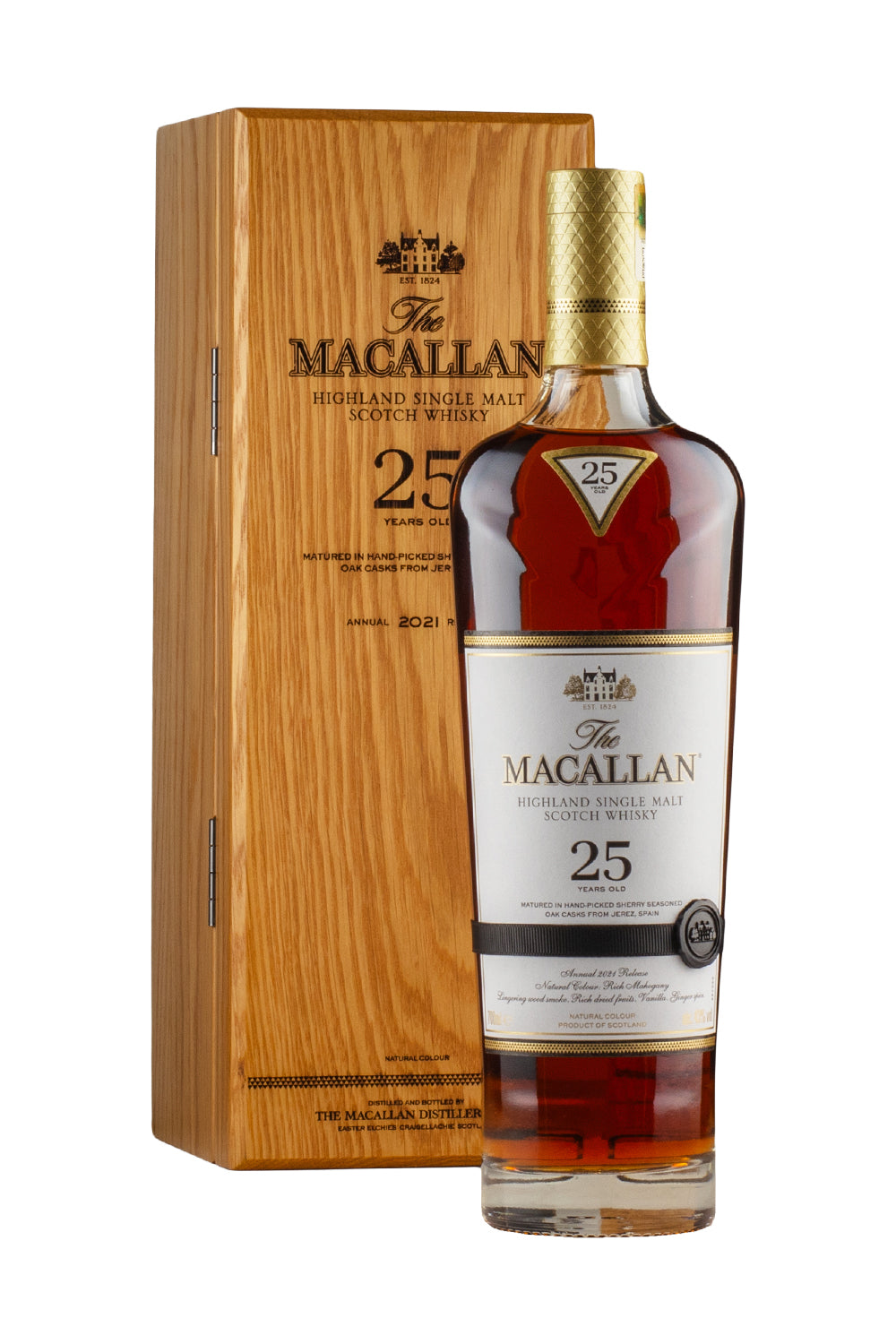Macallan 25 Year Old Sherry Oak (2021 Release)