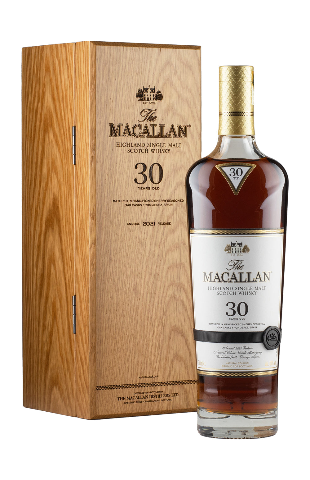 Macallan 30 Year Old Sherry Oak (2021 Release)