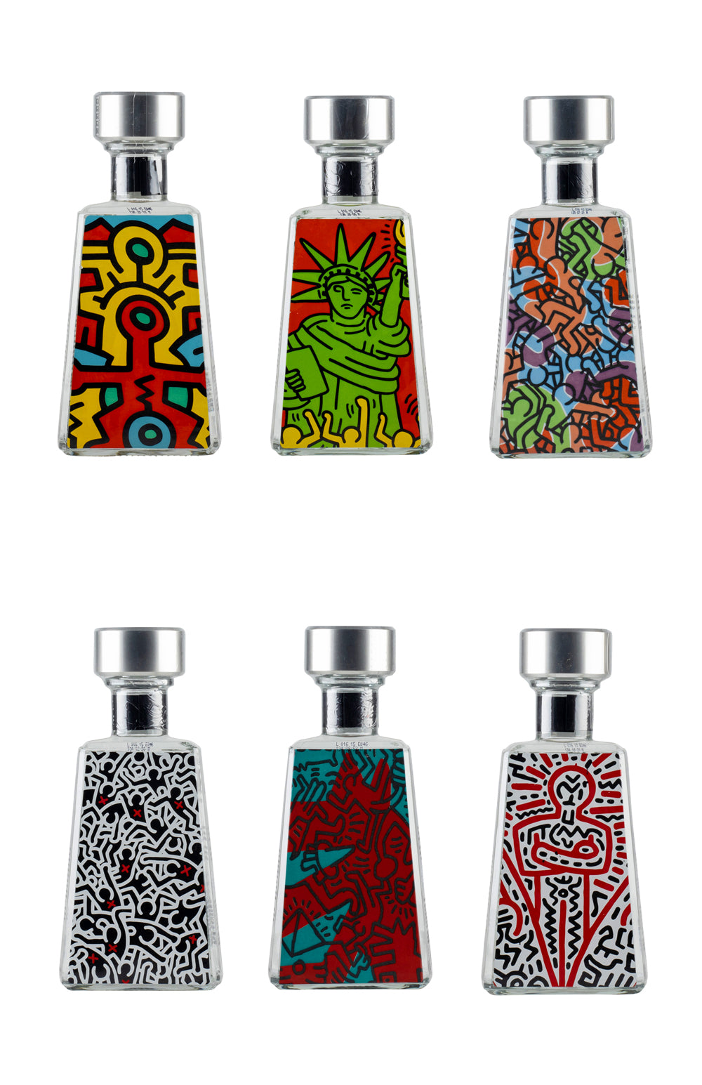1800 Essential Artists Keith Haring Six Bottle Set