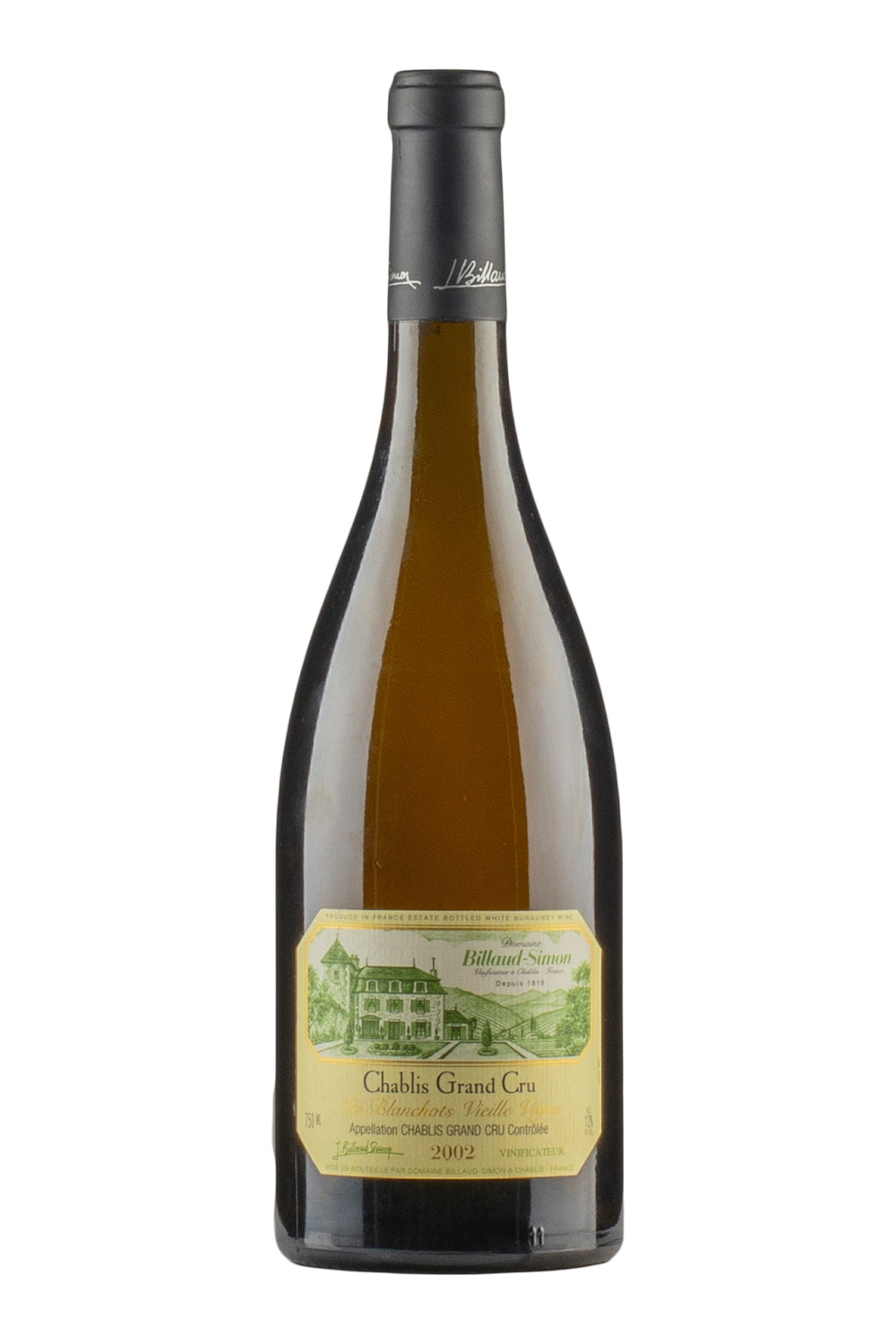 Chablis Les Blanchots Vieille Vigne Billaud Simon 2002