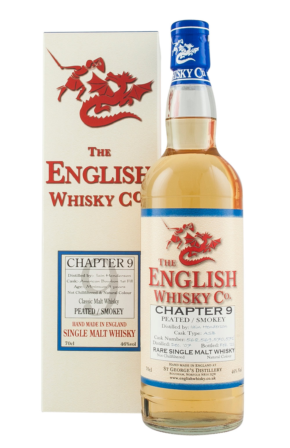 English Whisky Co 3 Year Old Chapter 9 Peated