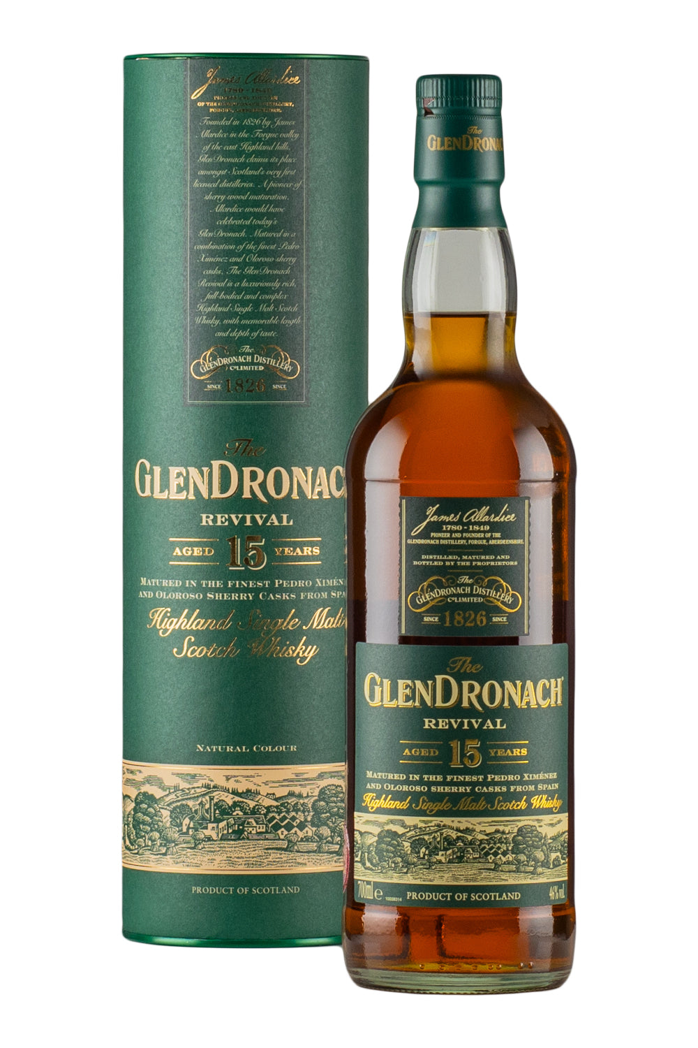 Glendronach 15 Year Old Revival (Old Presentation)
