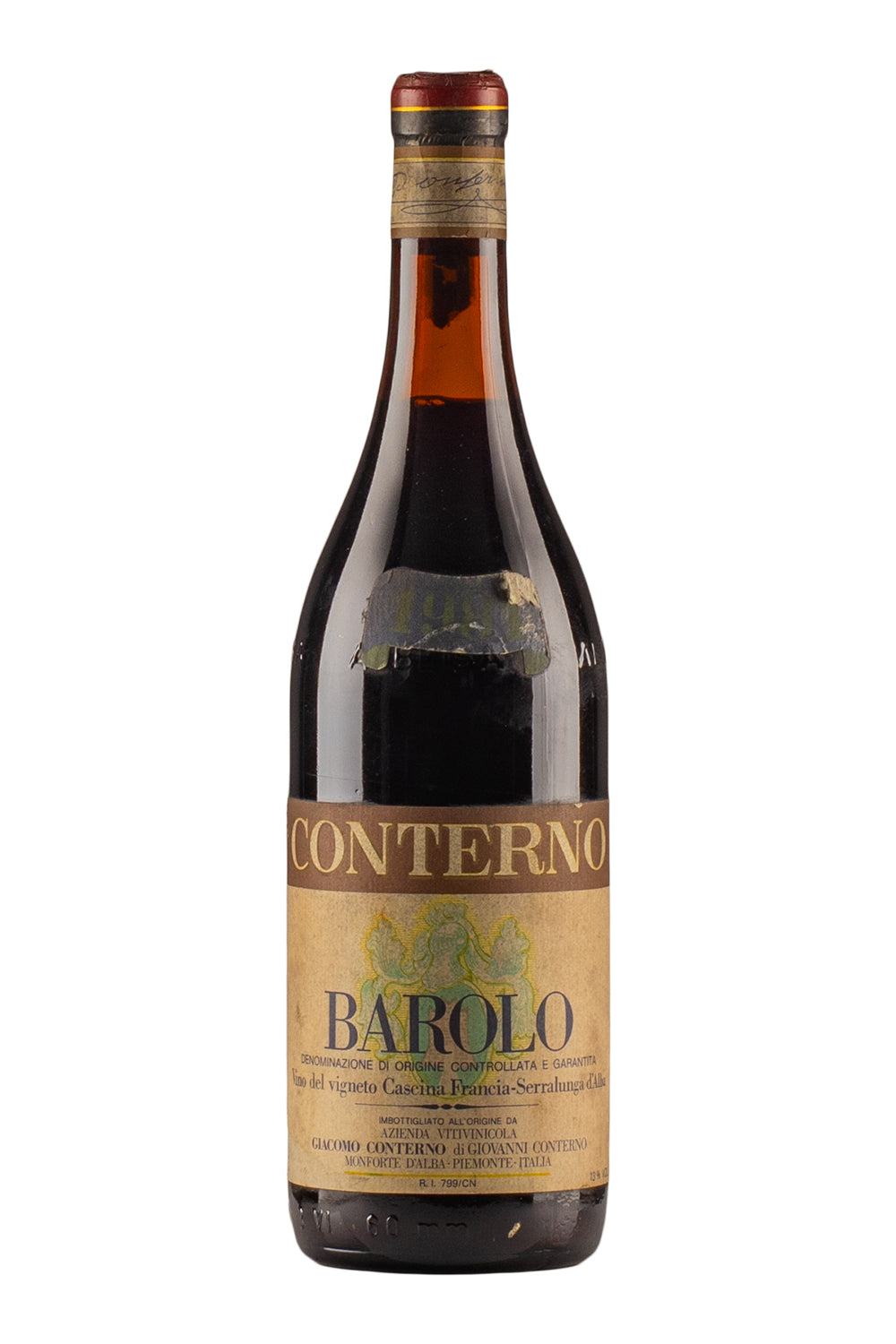 Barolo Giacomo Conterno (Damaged Label) 1981