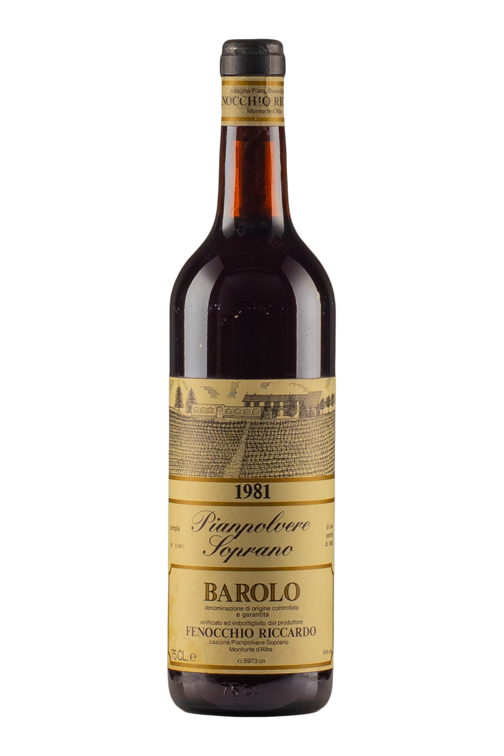 Barolo Bussia Pianpolvere Soprano Ricardo Fenocchio 1981