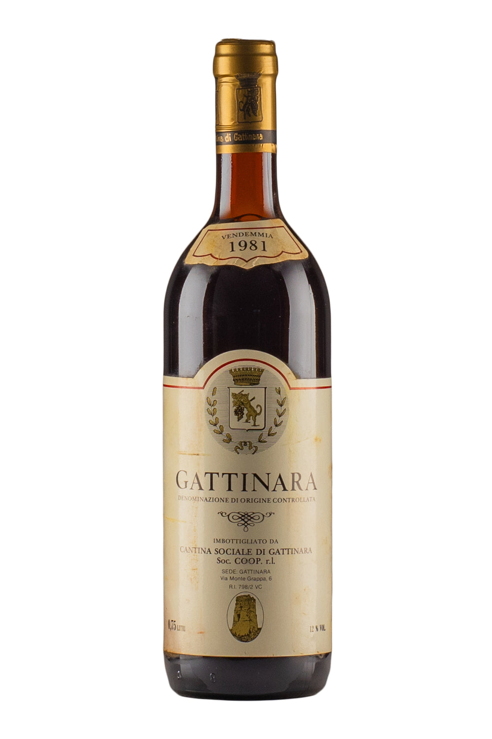 Gattinara Cantina Social di Gattinara 1981