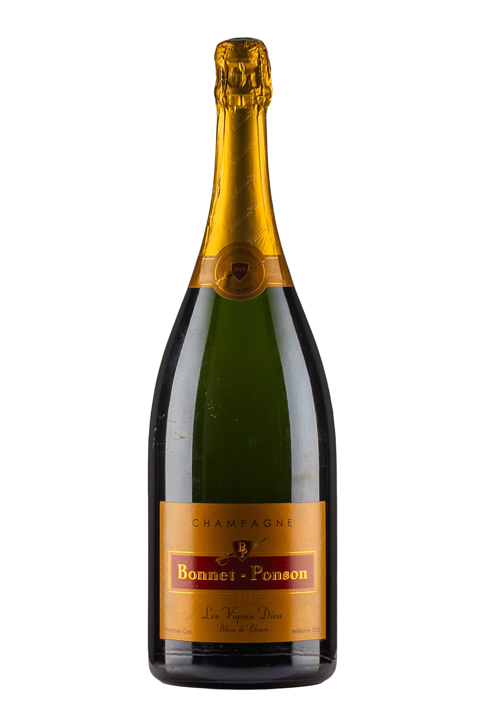 Bonnet Ponson Les Vignes Dieu Blanc de Blancs Magnum 2002