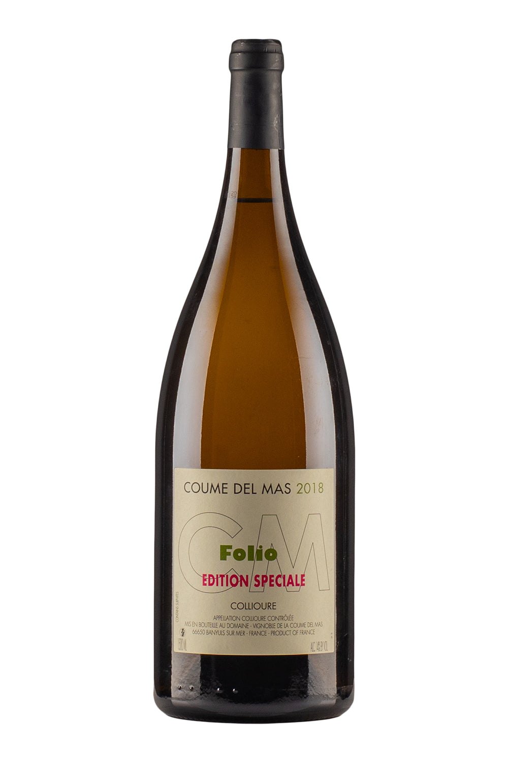 Coume del Mas Folio Collioure Blanc Magnum 2018