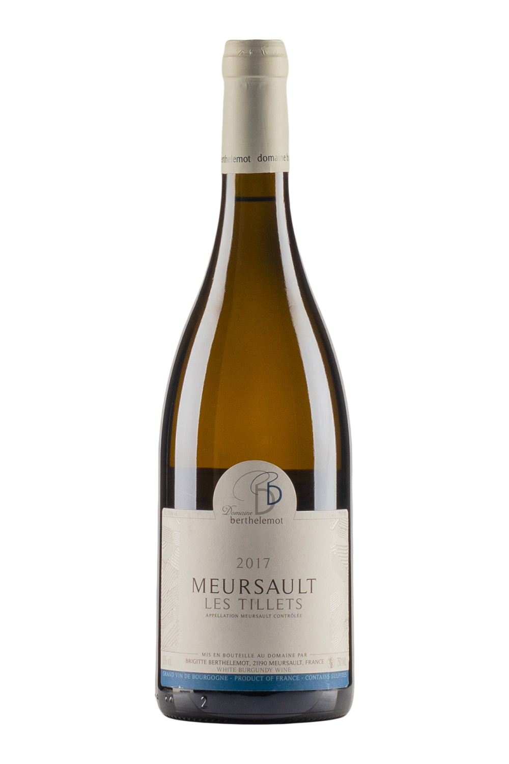 Meursault Les Tillets Berthelemot 2017