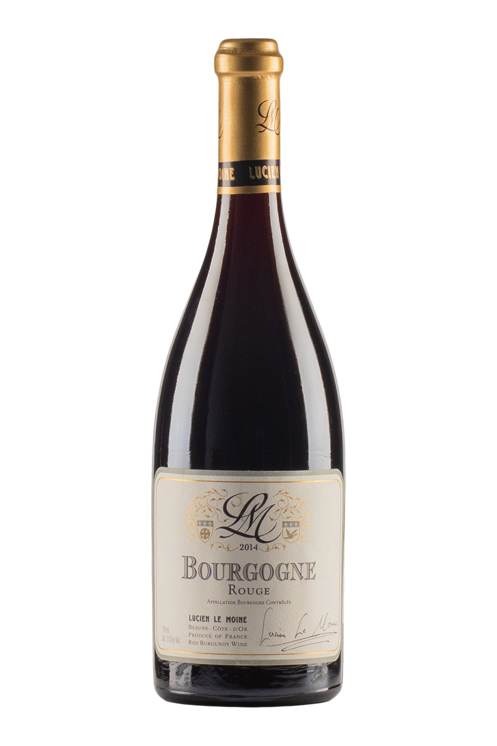 Bourgogne Rouge Lucien Le Moine 2014