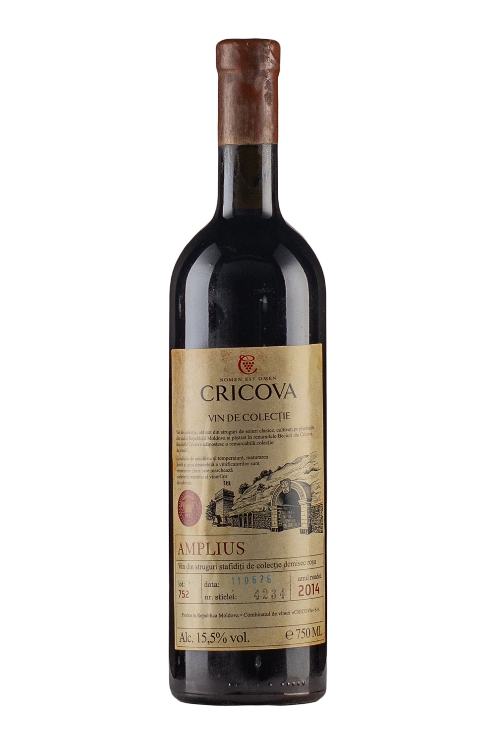 Cricova Amplius Red 2014