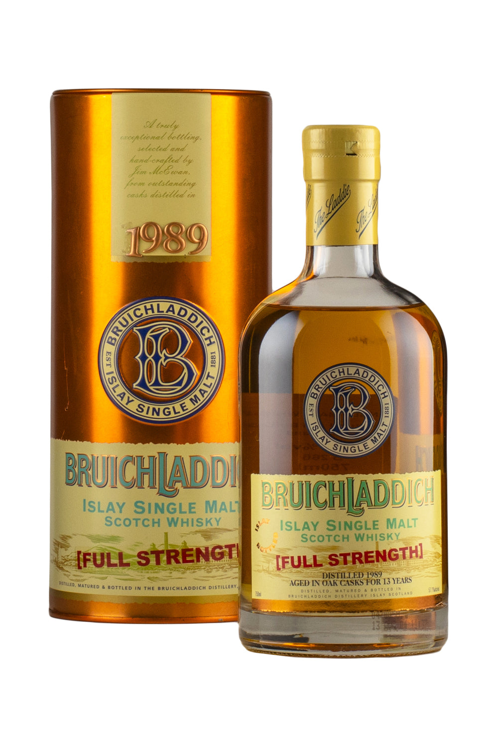 Bruichladdich 13 Year Old Full Strength 1989