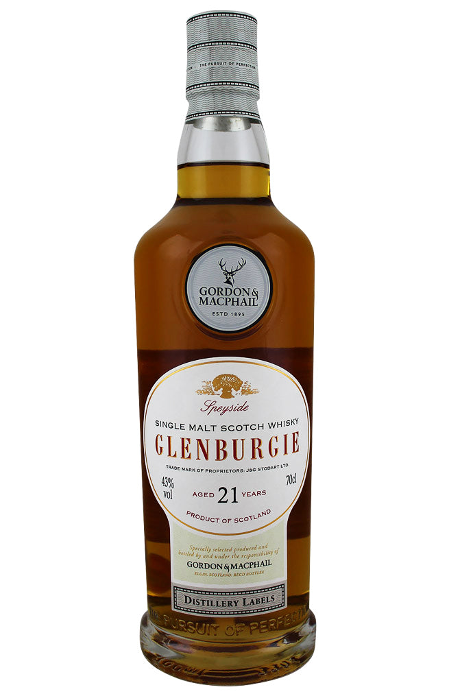 Glenburgie 21 Year Old Distillery Labels Gordon & MacPhail