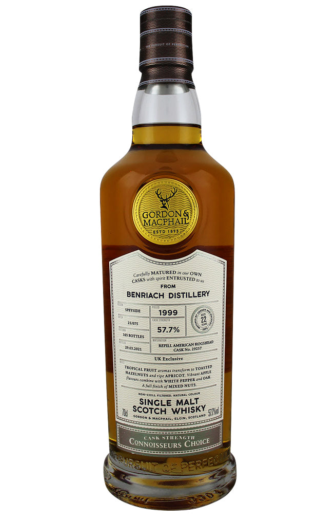 Benriach 22 Year Old Connoisseurs Choice Gordon & MacPhail 1999