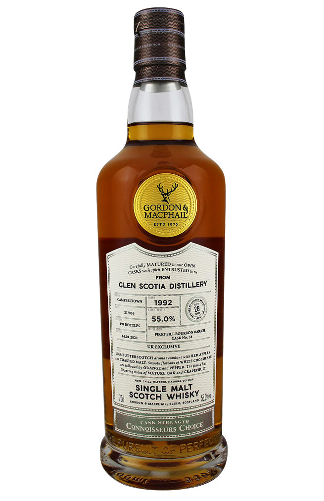 Glen Scotia 28 Year Old Connoisseurs Choice Gordon & MacPhail 1992
