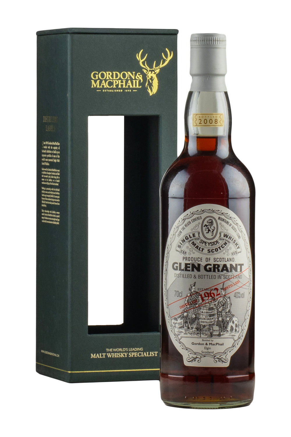 Glen Grant 45 Year Old Gordon and MacPhail (Bottled 2008) 1962