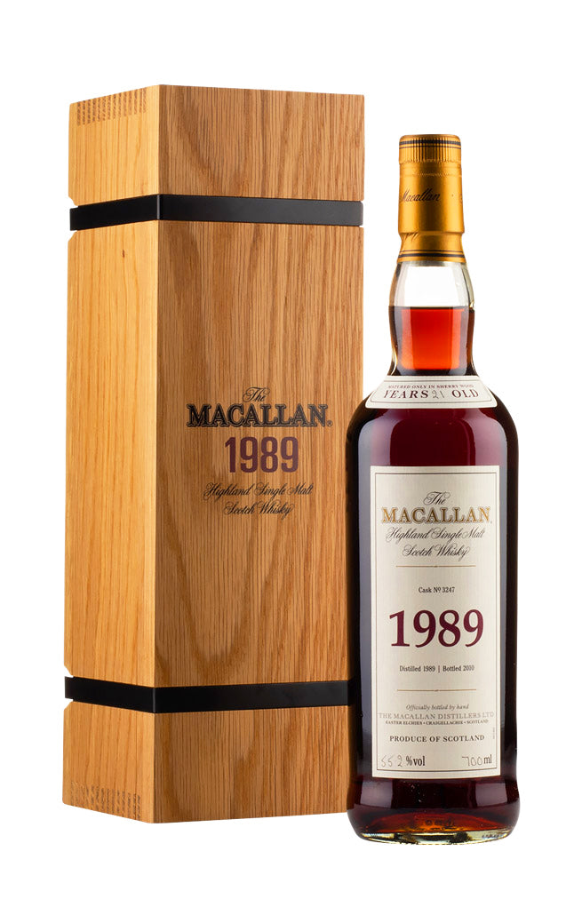Macallan 21 Year Old Fine and Rare Cask 3247 1989