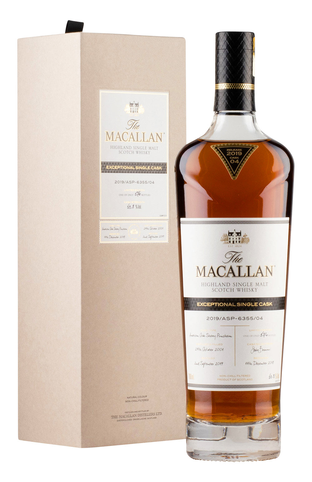Macallan 17 Year Old Exceptional Single Cask ASP-6355/04 (Bottled 2019) 2001