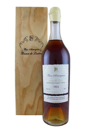 Baron de Lustrac Vintage Armagnac 1921