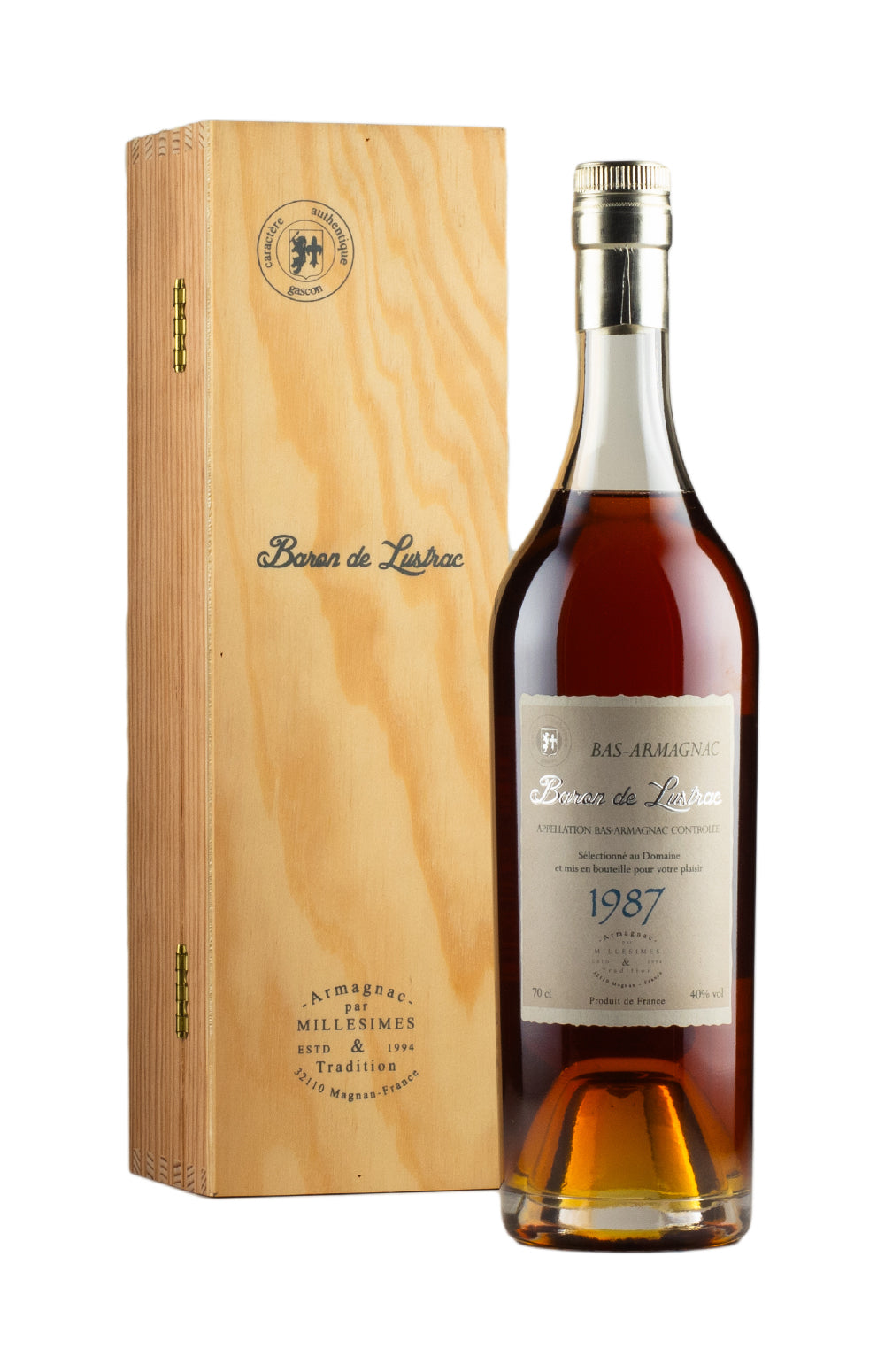Baron de Lustrac Vintage Armagnac 1987