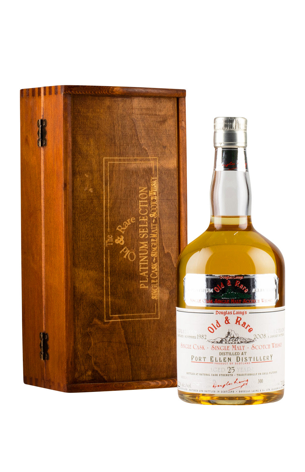 Port Ellen 25 Year Old `Old and Rare` Hunter Laing 1982